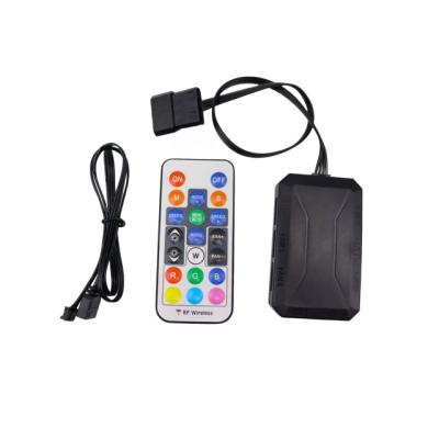 China Computer Case Factory Price Computer 6 Pin Interface RGB Fan Motherboard Sync Controller For ARGB Remote Control Fan for sale