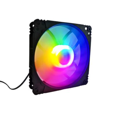 China High Quality Computer Case Fan Cooler Led Computer Fan Computer Radiator Computer Case For 30000 Hours 120*120*25mm Colorful for sale