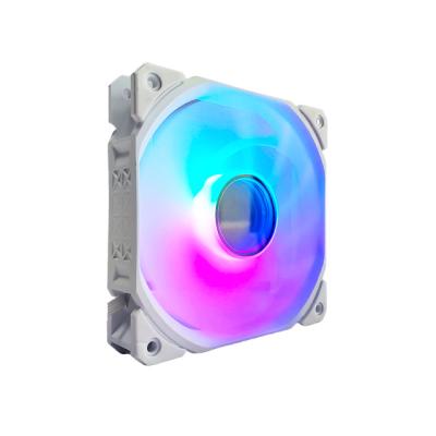 China Multicolor Cooler Computer Case 120mm RGB Gaming PC Fan ARGB CPU Fan for sale