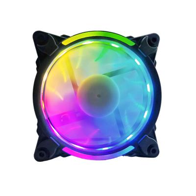 China Computer Case OEM Computer Chassis Fan 12cm ARGB Color Changing Mute Host Fan for sale