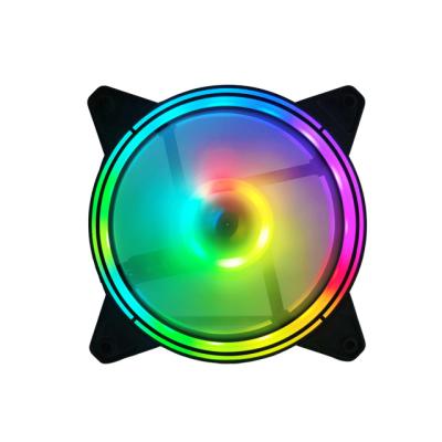 China Low Noise High Speed ​​Computer Case 120mm LED Computer Fan PC Case ARGB Fan for sale