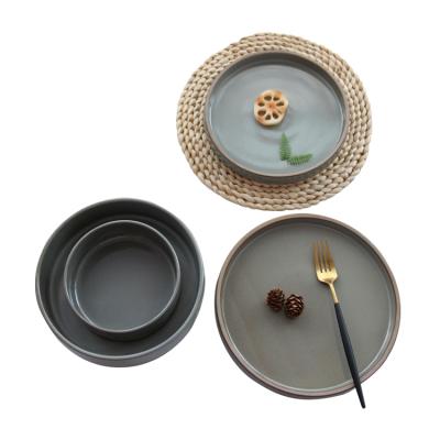 China Disposable Dinner Plate Wholesale Restaurants Ceramic Dishes Fine China Dishes for sale