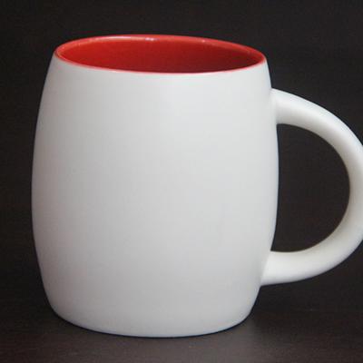 China Sublimation Viable Inner Ceramic Cup Mug Color Ceramic Coffee Mugs for sale