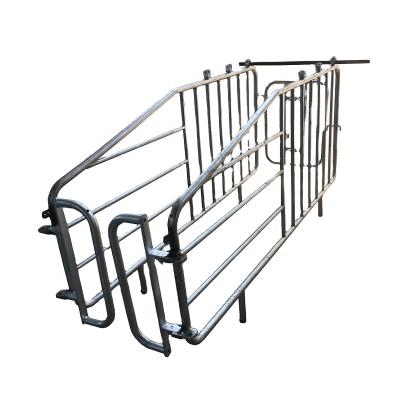 China Galvanized PIG Farm Hog Pregnancy Stables Hog Fence Factory Price Pregnant Sow Cage Housing For Pig Farm Barn for sale