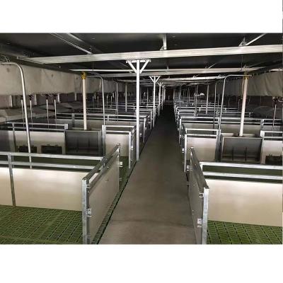 China Easily Assembled Nursery Bed Pen Stall Crate For Piglets With Hot Dip Galvanized Steel PVC Panel for sale