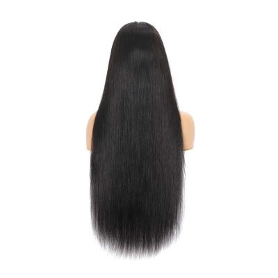 China Straight 360/Full Lace Wig Seller, 40 Inch Human Hair Glueless Full Lace Wigs 360 Lace Frontal Wig For Black Women for sale