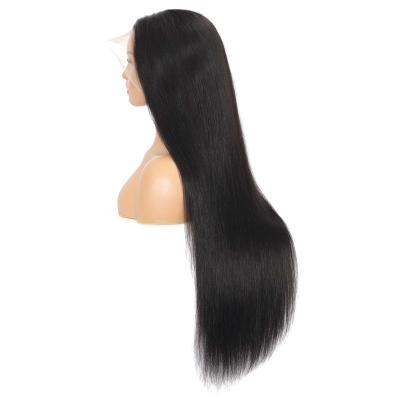 China Hd Silky Straight Wholesale Quality Glueless Straight Lace Front 13x6 40 Inch Brazilian Hair Full 360 Hd Lace Wig For Black Women for sale