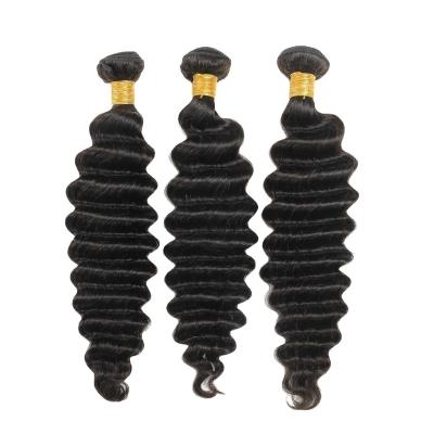 China 100% Straight Deep Natural Brazilian Hair Extensions Wholesale Straight Double Bundles Super Pulled Wave Hair for sale