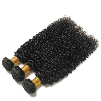 China Jerry Curl Curly Human Hair Pieces For Cambodian Sellers Southeast Asian Raw Remy Hair Extensions Raw Women Hair Bundles for sale