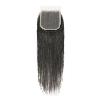 China Wholesale Straight Hair Cuticle Aligned Transparent Scalp HD Lace Frontal Swiss Closure Hair 4*4 5*5 Closure for sale