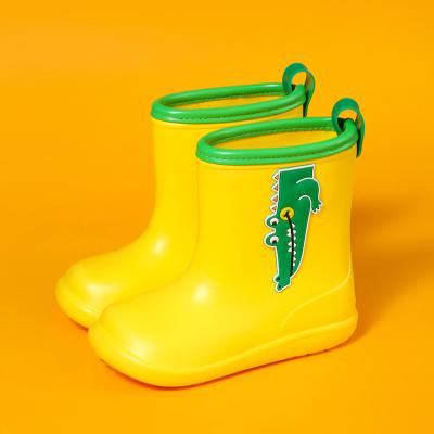 China Fashion trend children's rain boots, boys, babies, girls, cute fashionable rubber shoes, toddlers and children rain boots for sale