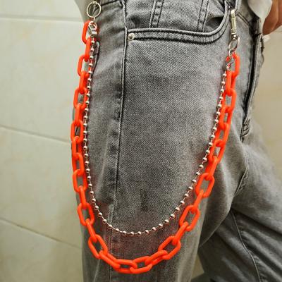 China Other European and American fashion style jeans color retro punk body chain for sale