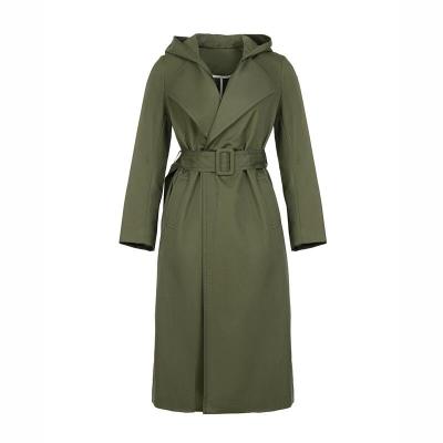 China Anti-wrinkle wholesale price ladies anorak winter long trench coat newly designed cotton coat for sale