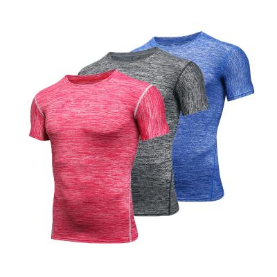 China Wholesale Cotton O Neck Compressed T-shirts / Mens T-shirts OEM Customize Logo Mens Embroidered Plain for sale