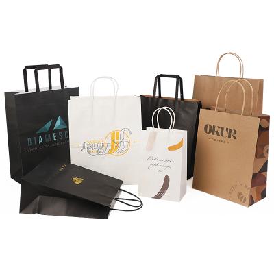 China custom craft paper packaging bag paper wrapper for clothes packaging for sale