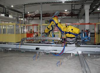 China Polishing Engineering Plastics  Robot Linear Track / Grinding  Robot Rail System for sale