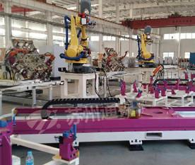 Cina Asse rosa del robot 7 di industria di saldatura, pista lineare del robot di alta precisione in vendita