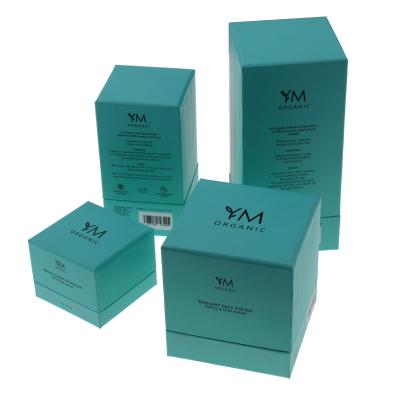 China Recyclable New Design Custom Design Luxury Cosmetic Skin Care Cream Art Paper Box For Dropper Packaging for sale