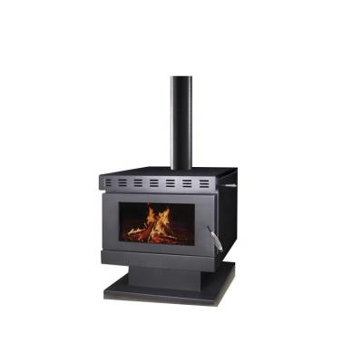 China American Hotel Classic Low Price High Efficiency Style Carbon Steel Pipe Wood Burning Pellet Stove for sale