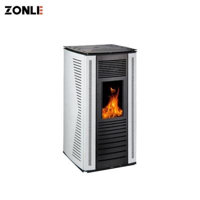 China Full Fire Safety Automatic Hotel View Controller Portable Wood Modern Smart Pellet Stove for sale