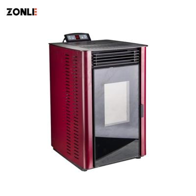 China ZLKD05 Modern Mini Double Door Wood Pellet Stoves Heat Stove For Home Use for sale