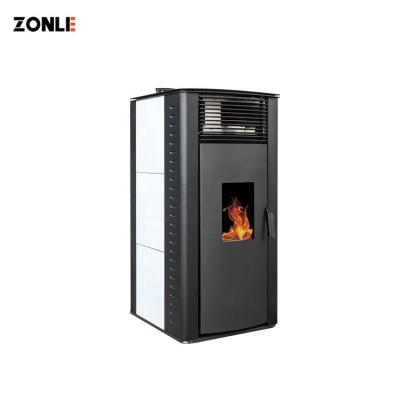 China Manufacturers Control Panel Modern Stoves ZLKF15 Classic Indoor Smart Pellet Stove With WIFI for sale