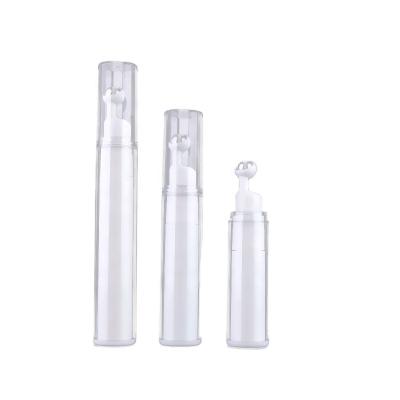 China Personal care 5ml 10ml high quality 15ml double vacuum bottle, ball plastic bottles, perfume bottles for sale