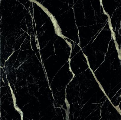 China Rustic Tiles K060671YAF White And Absolute Black Marble Look Porcelain Floor Tile Polished Finish for sale