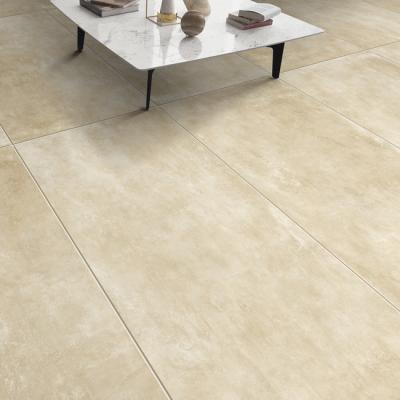 China Rustic Tiles 1500x750mm Light Gray Concrete Sugar Effect Lappato Glazed Porcelain Tile for sale