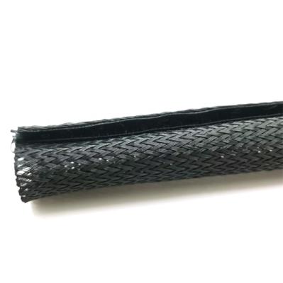 China Electrical Equipment PET braided sleeve ftth protecion sleeved cables neopren cable management sleeve cable for sale