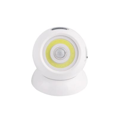 China 360 Degree Rotating Modern COB Sensor Night Ligh Human Body Induction Lamp Ball LED Light Sensor Light for sale