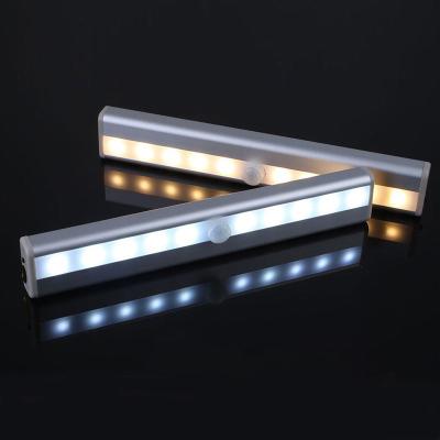 China Modern 10LED PIR Motion Sensor LED Night Light Led Closet Light for sale