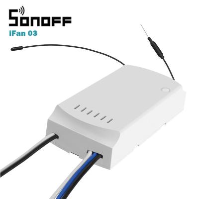 China Sonoff IFan03 Ceiling Fan Light Controller Universal WiFi Smart APP Remote Control for sale