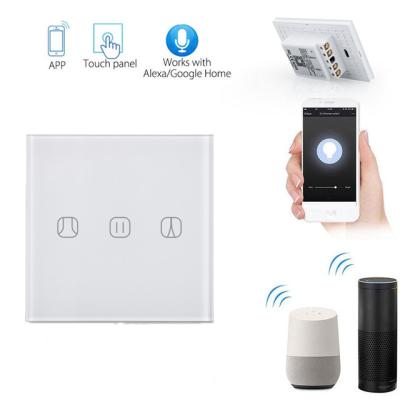 China ABS Tuya Smart Home APP Control Wifi Curtain Control System Shutter Flame Retardant Switch For Home Automation for sale