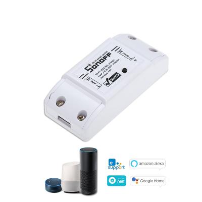 China Alibaba Smart home 90V-250V ABS base wifi wireless sonoff smart switch sonoff for sale