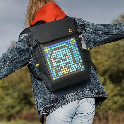 China With Divoom USB Backpack M With Customizable LED Screen By APP Control Waterproof For Large Increase Storage Cycling Outdoor Activity for sale