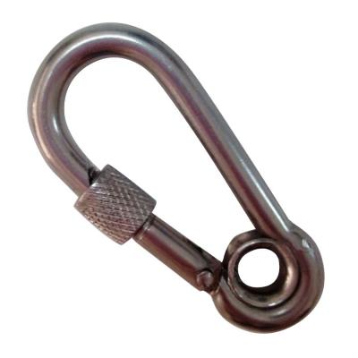 China Marine Hardware Fittings Malerei Edelstahl Snap Hooks mit Eyelet Schraube zu verkaufen