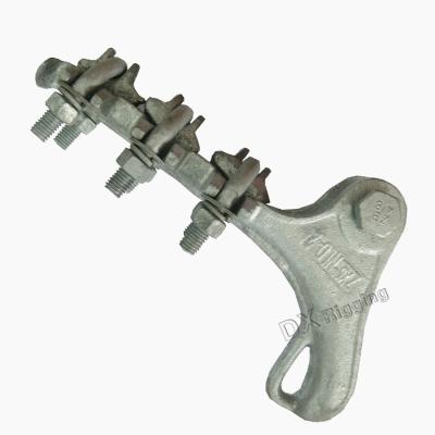 China Hardwaretoepassing Aanpassing van de kleur Bolt Type Aluminium Strain Clamps Te koop