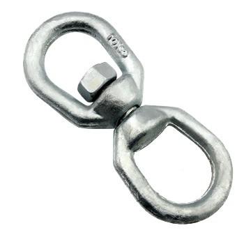 China Food Beverage Processing Galvanized Carbon Steel Swivel Chain For Rigging for sale