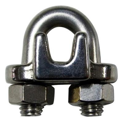 China Stainless Steel Wire Rope Clip For Water Treatment Metric Measurement System for sale