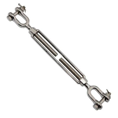 China Acero inoxidable 304/316 Jaw Jaw Turnbuckles Tipo de EE.UU. para el sistema de medición métrica en venta