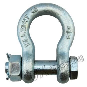 China Stainless Steel Lifting Screw Pin Anchor Shackle voor Imperial Measurement System Te koop