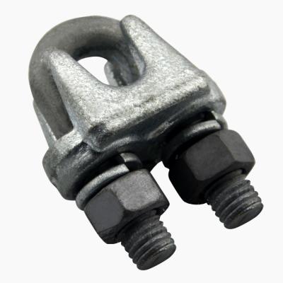 China Hot DIP Galvanized Guy Clips Wire Rope Clip U Bolt Connector For Pole Line Hardware for sale