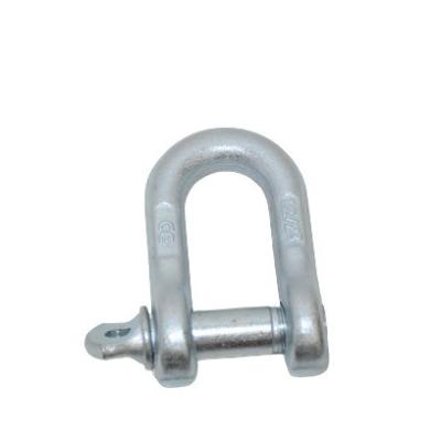 China Hot Forged Steel Chain Shackle Galvanized Polished Screw Pin Chain Shackle for sale