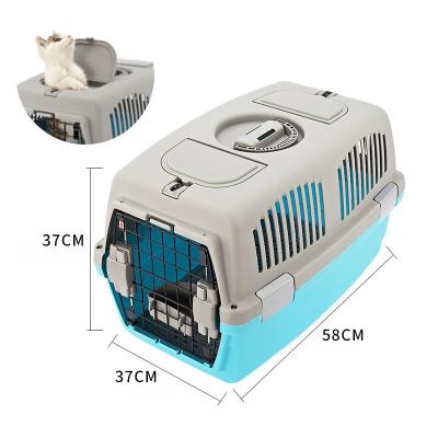 China Sustainable Luxury Outdoor Airline Approval Pet Cages Carriers Dog Establishments Durable Shockproof Carrier Bag for sale