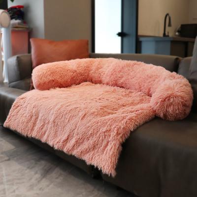 China New Arrival Sustainable Dog Sofa Bed With Cover Ins Popular Luxury Washable Removable Cover Fluffy Dog Beds for sale