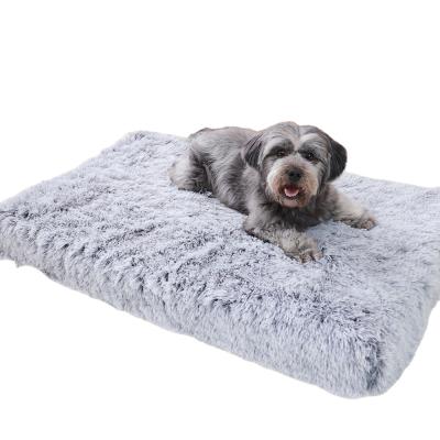 China Sustainable Wholesale Soft Luxury Pet Dog Sofa Bed Plush Pet Cushion Cat Dog Bed Good Quality From Manufacturer for sale