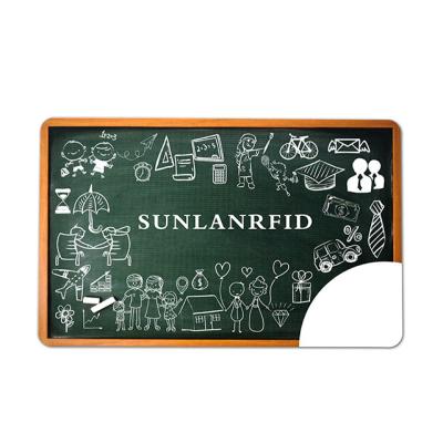 China Waterproof / Waterproof SUNLANRFID customized credit card size PVC material magnetic stripe rfid cards for sale