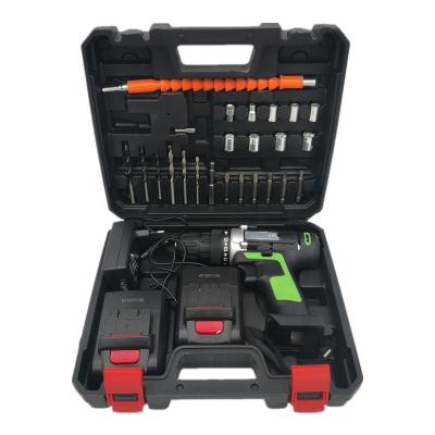 China 21V Cordless Combo Drill Set Power Tool Green Power Power Tools Set Set 29*8*24cm for sale