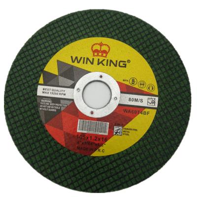 China Long Life VICTORY KING Hot Sell Grinding Wheels 105*1.2*16mm Abrasivo In Abrasive Steel for sale